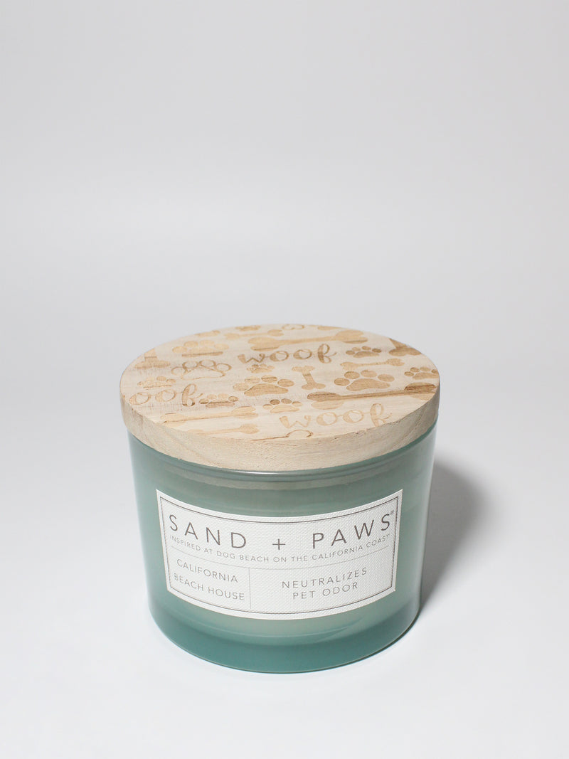 Sand + Paws California Beach House 12 oz scented candle